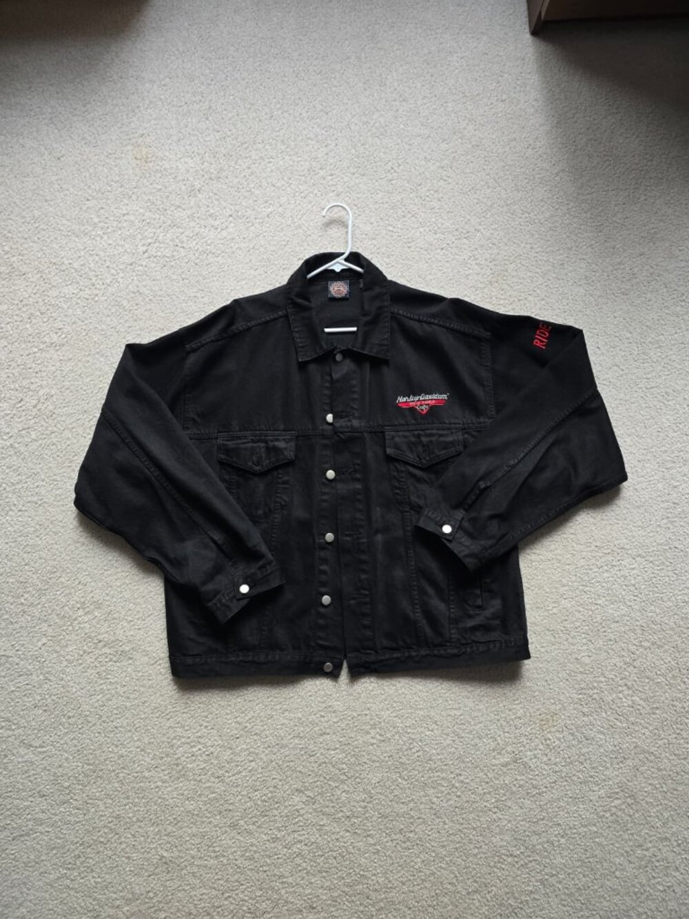 Harley Davidson Hard Rock Café Denim Jacket